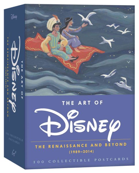 The Art of Disney: The Renaissance and Beyond (1989 - 2014) 100 Collectible Postcards (Disney Postcards, Cute Postcards for Mailing, Fun Postcards for Kids) (Disney x Chronicle Books) cover