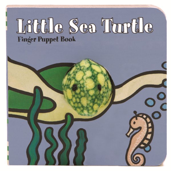Little Sea Turtle: Finger Puppet Book: (Finger Puppet Book for Toddlers and Babies, Baby Books for First Year, Animal Finger Puppets) (Little Finger Puppet Board Books) cover