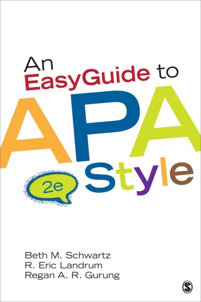 An EasyGuide to APA Style (EasyGuide Series) cover