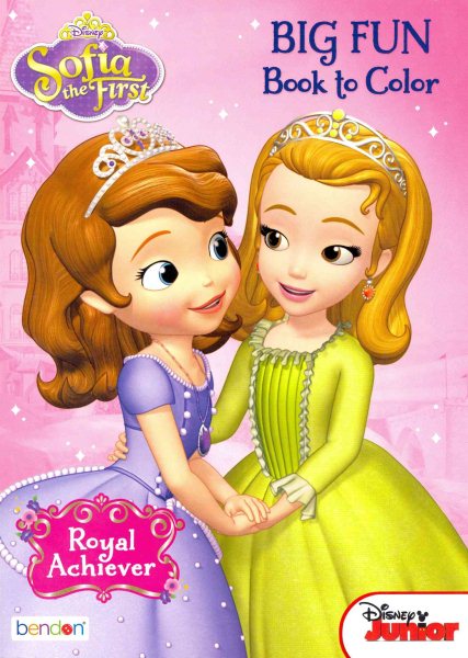 Sofia the First Big Fun Book to Color ~ Cute & Cuddly cover