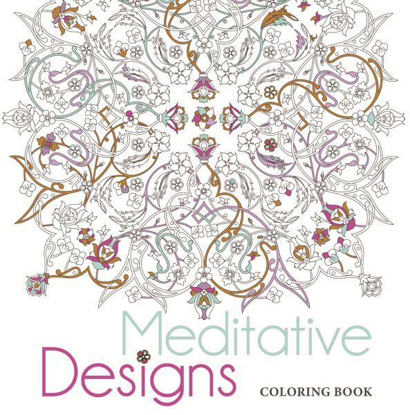 Meditative Designs Coloring Book cover