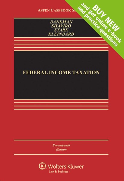Federal Income Taxation [Connected Casebook] (Aspen Casebook) cover
