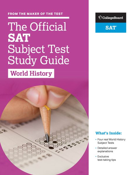 The Official SAT Subject Test in World History Study Guide cover