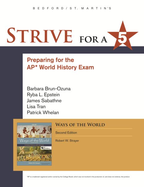 Strive for a 5 for Ways of the World: A Global History with Sources cover