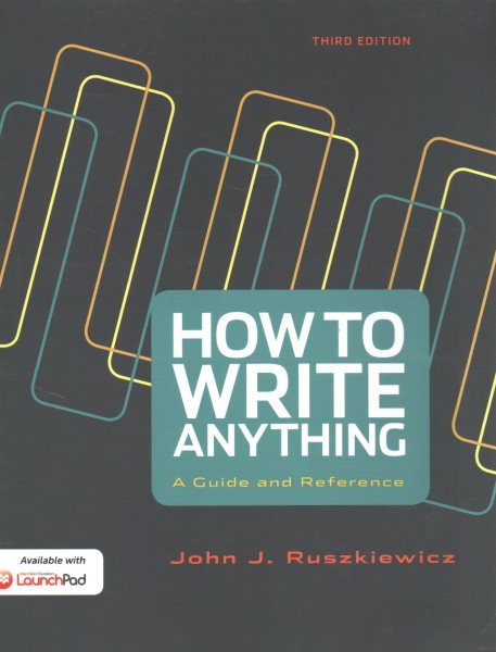 How to Write Anything: A Guide and Reference cover