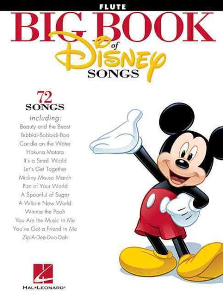 The Big Book of Disney Songs: Flute cover