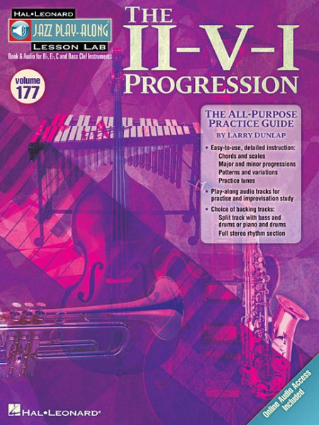 The Ii-V-I Progression - Jazz Play-Along Vol. 177 - Lesson Lab (Book/Audio Online) (Jazz Play-Along Lesson Lab, 177) cover