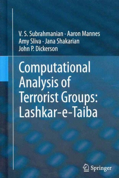Computational Analysis of Terrorist Groups: Lashkar-e-Taiba cover