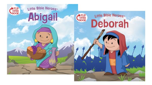Deborah/Abigail Flip-Over Book (Little Bible Heroes™) cover