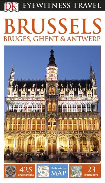 DK Eyewitness Travel Guide: Brussels, Bruges, Ghent & Antwerp cover