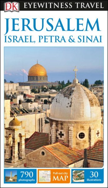 DK Eyewitness Travel Guide Jerusalem, Israel, Petra and Sinai cover