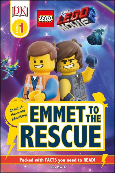 THE LEGO® MOVIE 2â„¢ Emmet to the Rescue (DK Readers Level 1) cover