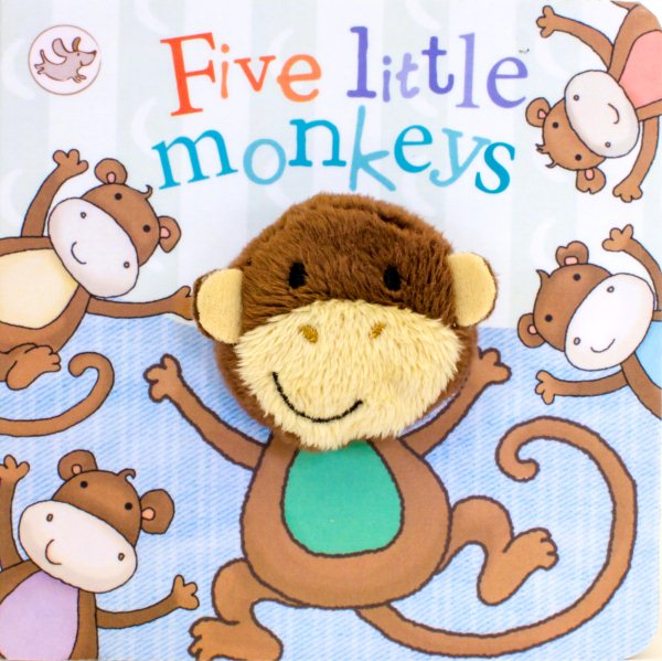 Five Little Monkeys Finger Puppet Book (Little Learners) cover
