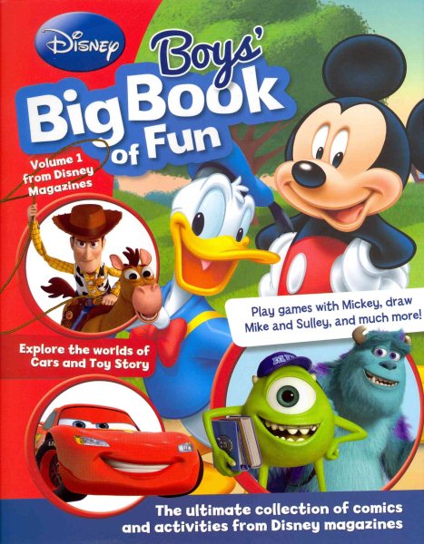 Disney Big Book of Fun for Boys cover