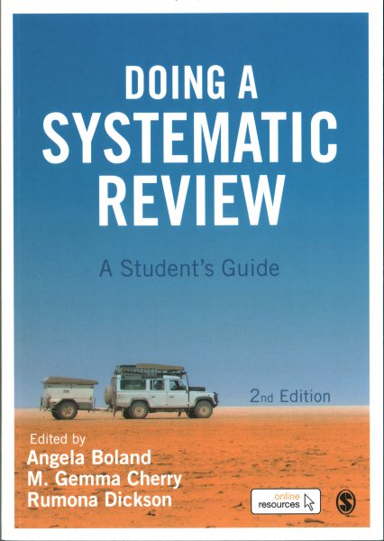 Doing a Systematic Review: A Student's Guide cover