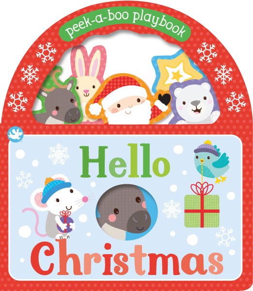 Hello Christmas: Peek-A-Boo Playbook cover
