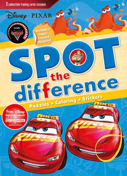 Disney Pixar Spot the Difference: Includes Super Reward Stickers! cover