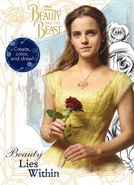 Disney Beauty and The Beast Design and Doodle cover