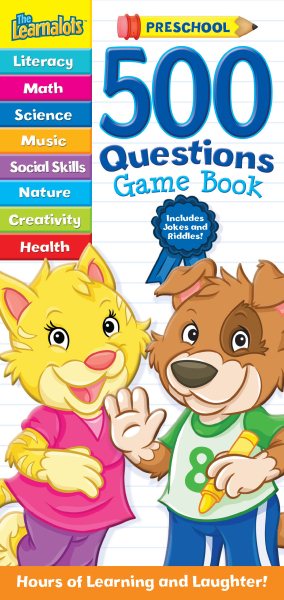 500 Questions Game Book: Preschool (Learnalots) cover