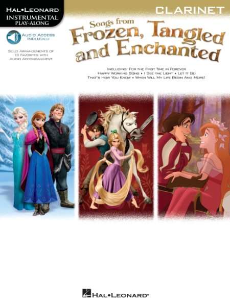 Songs from Frozen, Tangled and Enchanted: Clarinet (Hal Leonard Instrumental Play-along) cover
