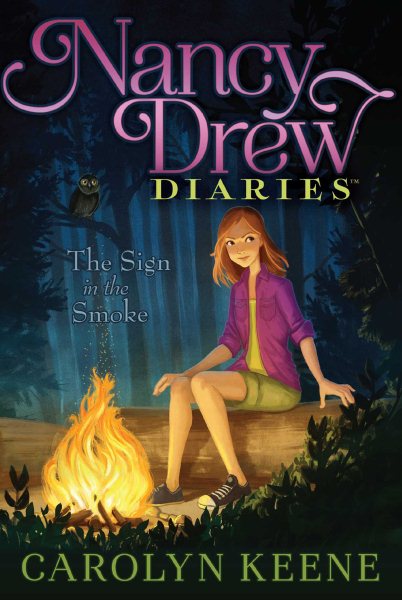 The Sign in the Smoke (12) (Nancy Drew Diaries) cover
