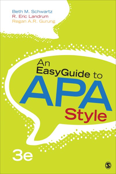 An EasyGuide to APA Style (EasyGuide Series) cover