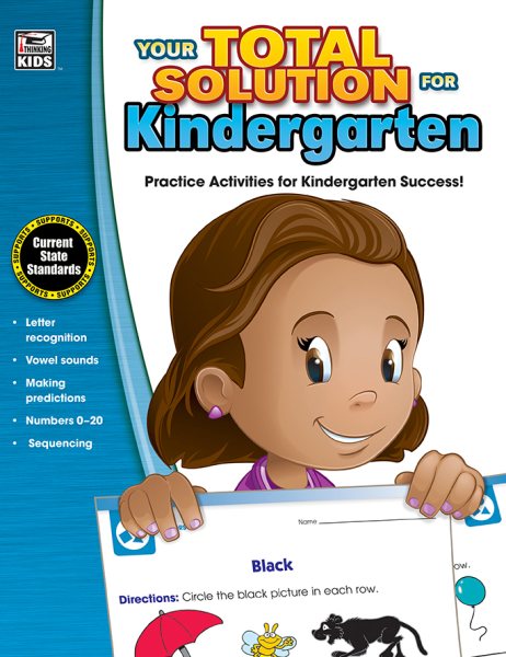 Your Total Solution for Kindergarten Workbook cover
