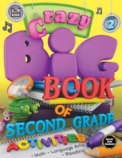 Crazy Big Book of Second Grade Activities cover
