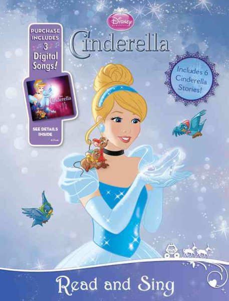 Disney Princess: Read-and-Sing: Cinderella: Purchase Includes 3 Digital Songs! cover