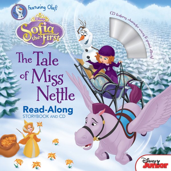 Sofia the First Read-Along Storybook and CD The Tale of Miss Nettle cover