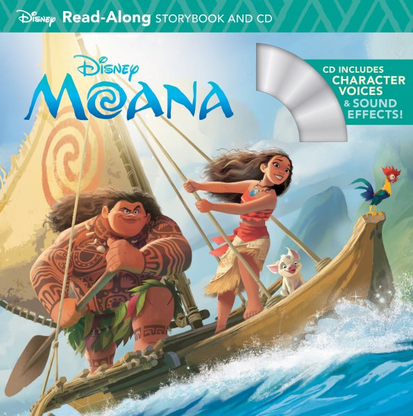 Moana Read-Along Storybook & CD (Read-Along Storybook and CD) cover