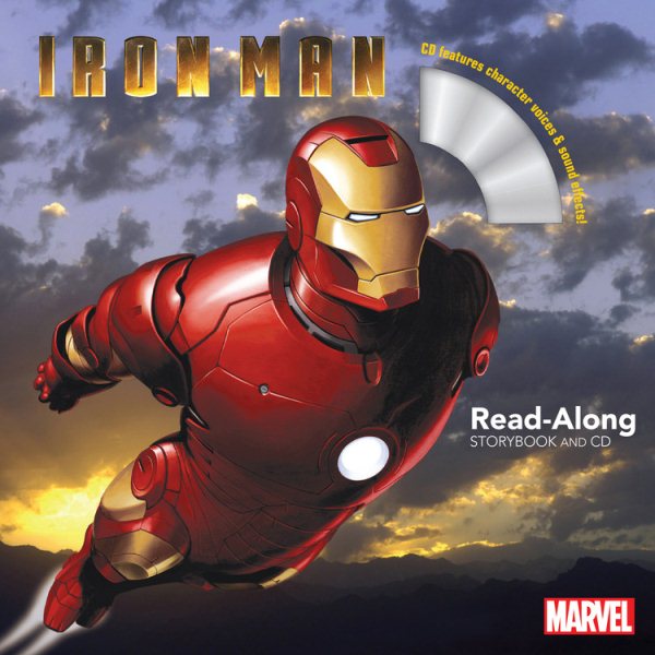 Iron Man Read-Along Storybook and CD cover