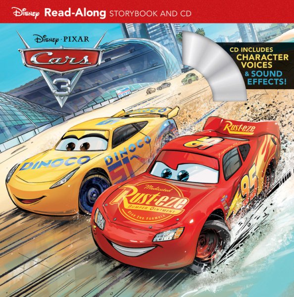Cars 3 Read-Along Storybook and CD cover