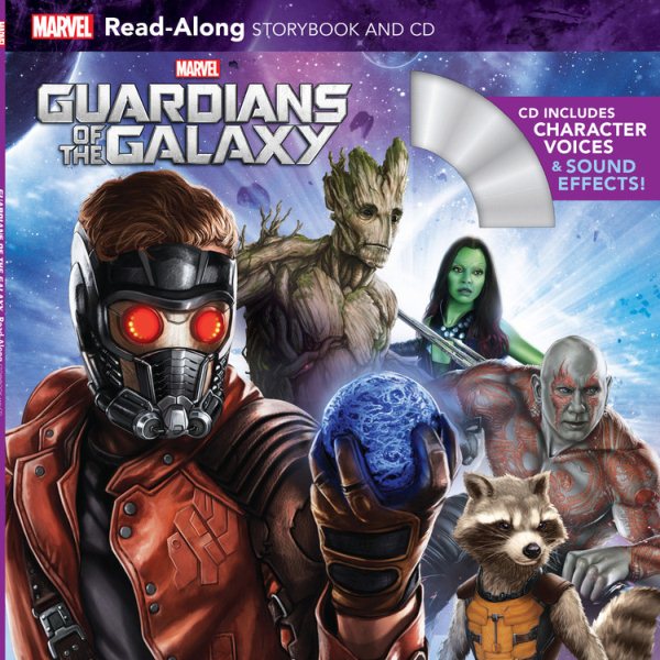 Guardians of the Galaxy Read-Along Storybook and CD cover