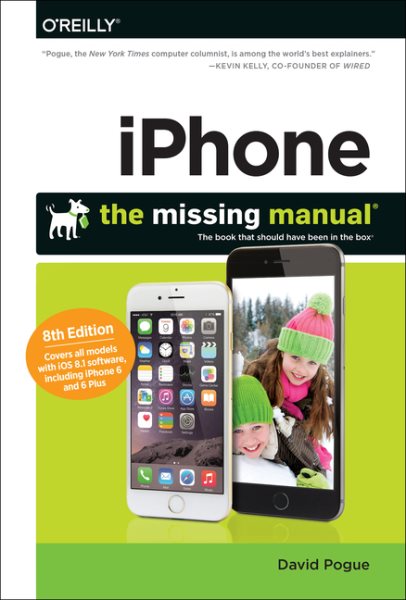 iPhone: The Missing Manual cover