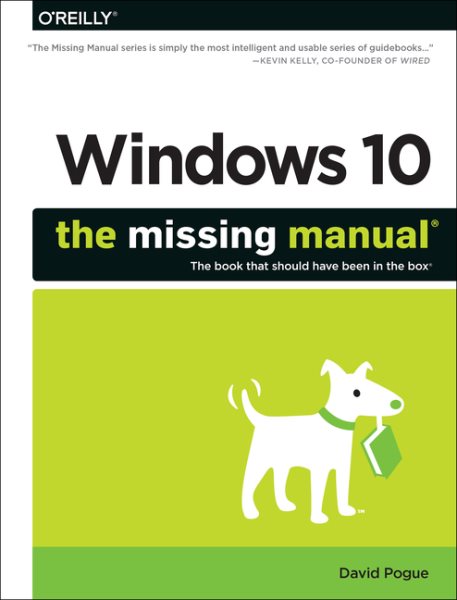 Windows 10: The Missing Manual cover