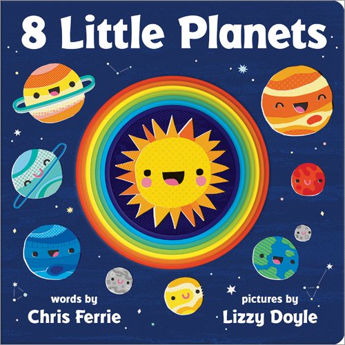 8 Little Planets: A Solar System Book for Kids with Unique Planet Cutouts cover