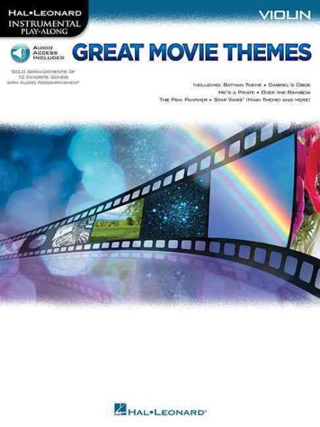 Great Movie Themes: for Violin Instrumental Play-Along (Hal Leonard Instrumental Play-along) cover