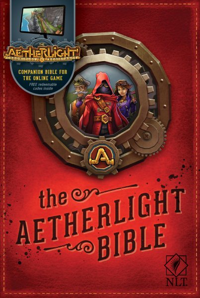 The Aetherlight Bible NLT (Red Letter, Softcover): Chronicles of the Resistance cover