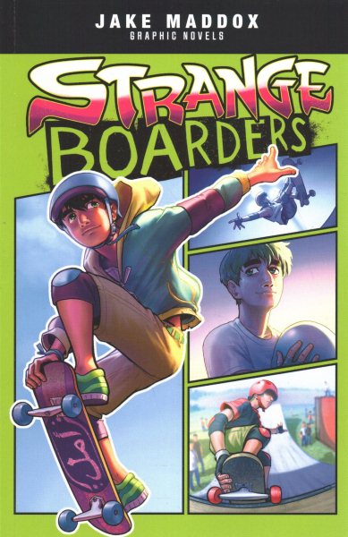 Strange Boarders (Jake Maddox Graphic Novels) cover