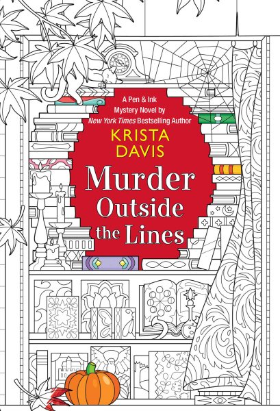 Murder Outside the Lines (Pen & Ink)