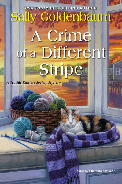 A Crime of a Different Stripe (Seaside Knitters Society) cover