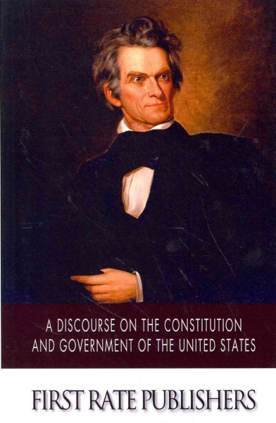 A Discourse on the Constitution and Government of the United States cover