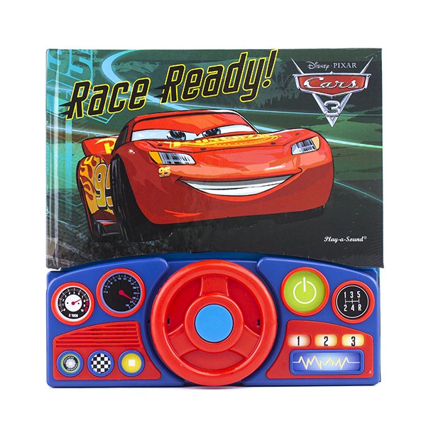 Pixar - Cars 3 Steering Wheel Sound Book - Race Ready! - PI Kids (Disney Pixar Cars 3) cover