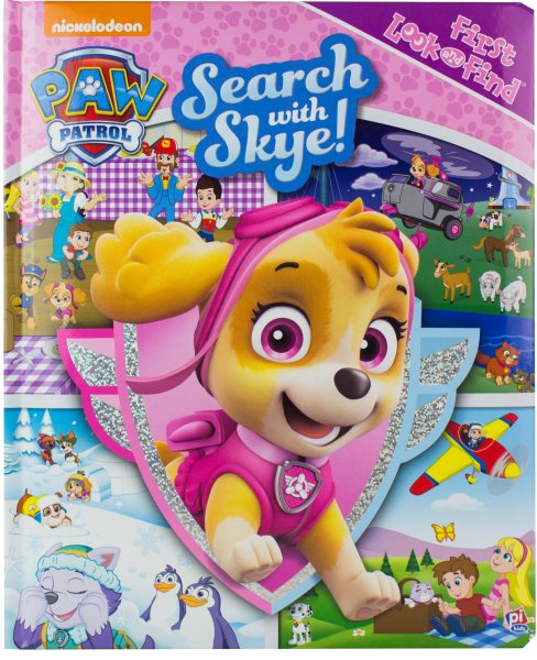 Nickelodeon Paw Patrol - Search with Skye First Look and Find Activity Book - PI Kids cover
