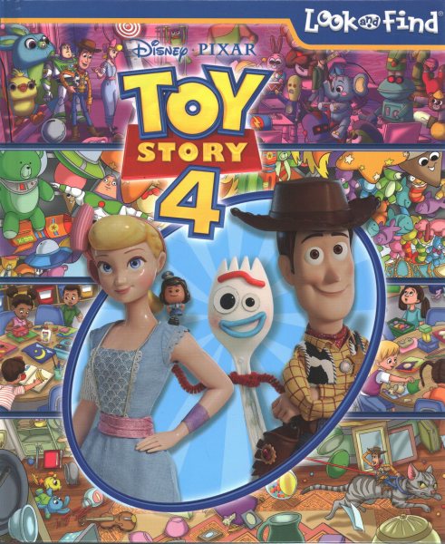Disney Pixar Toy Story 4 Woody, Buzz Lightyear, Bo Peep, and More! - Look and Find Activity Book - PI Kids cover