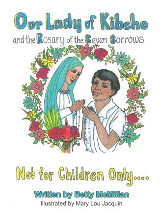 Our Lady of Kibeho and the Rosary of the Seven Sorrows: Coloring Book cover