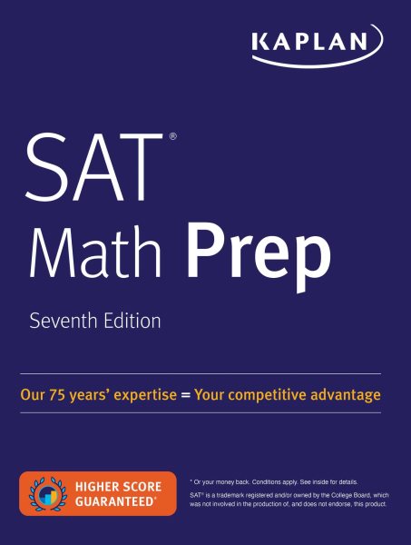SAT Math Prep (Kaplan Test Prep) cover