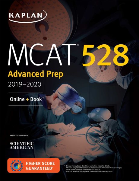MCAT 528 Advanced Prep 2019-2020: Online + Book (Kaplan Test Prep) cover