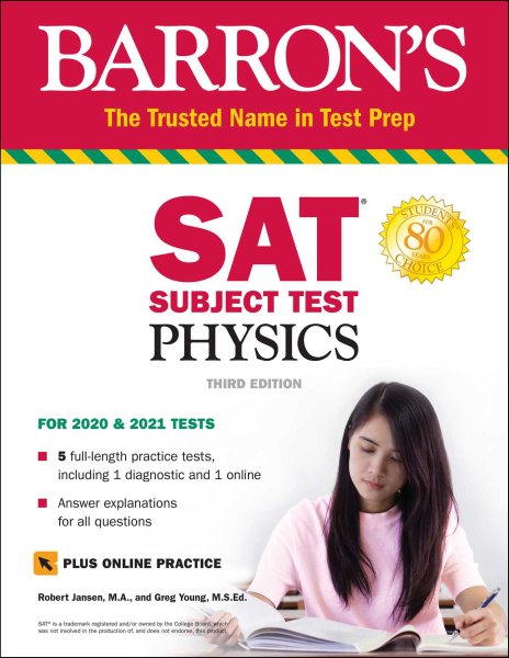 SAT Subject Test Physics with Online Test (Barron's Test Prep) cover